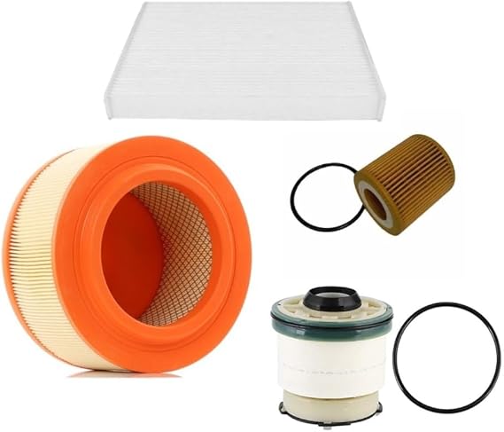 1720612 1725552 1720719 1718237 Cabin Air Filtes set for Ford Everest UA Ranger PX/PX2 2.2L 3.2L Diesel, Mazda BT50 UP/UR,Replaces UCY061P11 U2Y013ZA5 U20113Z40 U2Y014302 (set of 4)