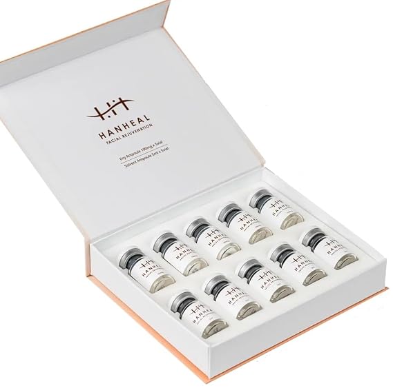 Facial Exosome Skin Booster Ampuole, with Exosomes, Peptides, HA, PDRN, Made in Korea, (5ml x 5 + 100mg x 5)