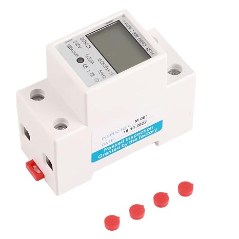 Single Phase Energy Meter Electric Meter 230V LCD KWH Electric Meter 5-32A 50Hz Single Phase DIN-Rail KWH Meter Energy Meter Electric KWH Meter