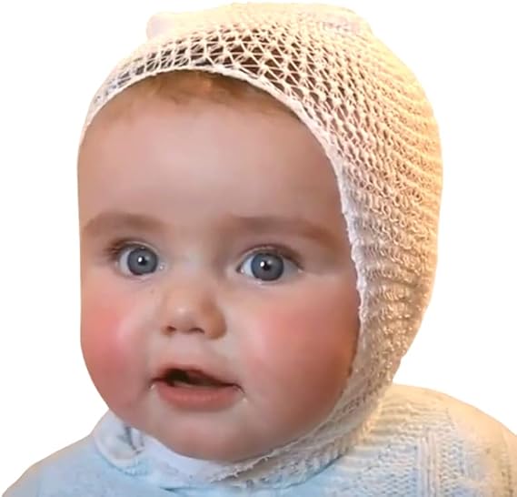 Otostick Baby Cap - 3 Ear Corrector Caps - Ear Protection Bonnet for Protruding Ears - Mesh Ear Pinning Support Cap for Babies 3 Years and Under