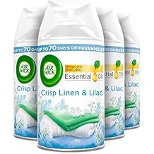 Airwick Freshmatic Max Refill Automatic Spray Touch Of Luxury Crisp Linen & Lilac 250Ml Case Of 4
