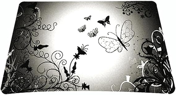 Butterfly Contrast Fade Colored 1 X Standard 9 x 7 Rectangle Non - Slip Rubber Mouse Pad