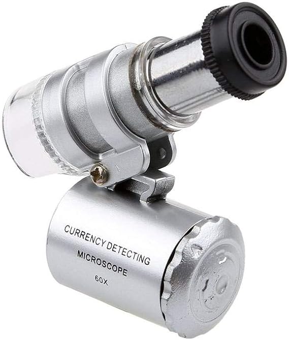 Ledli Mini Büyüteç 60X