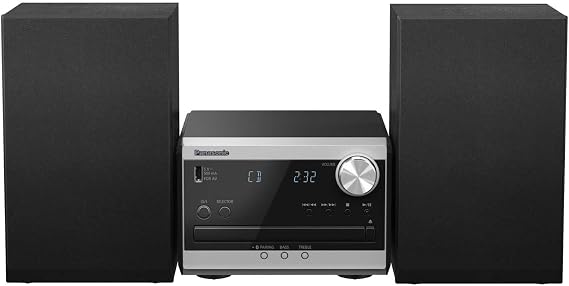 Panasonic Bluetooth CD Stereo System Silver SC-PM270-S
