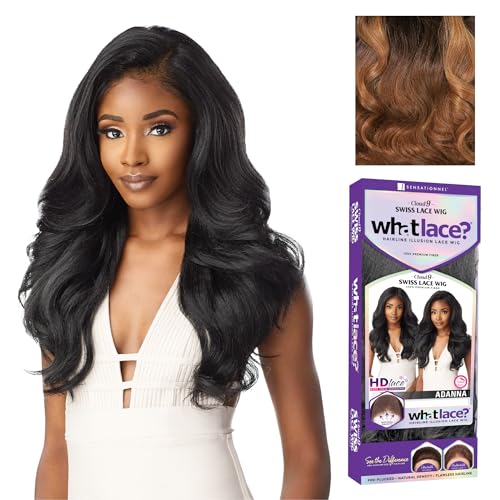 Sensationnel What Lace 13X6 Wigs - Adanna Lacefrontal Hand Tied Glueless Synthetic With Natural Density Preplucked Hairline MPHAZEL