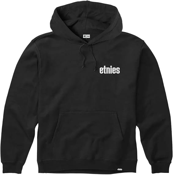 Etnies Wordmark Men's Pullover Hoody - Black/White