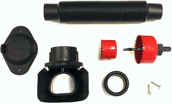 FlexiFit Universal Diverter System - Works with Standard Rectangular Downspouts - Easily Connects Your Existing Rain Barrel to a Downspout Diverter System