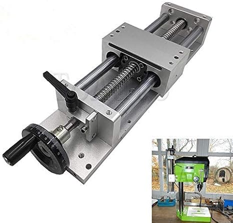 Linear Stage Actuator 200mm Manual Sliding Table Ballscrew 1605 Linear Guides Cross Slide Table SFU1605 Travel Length L100/200/300/400/500/600mm (200mm)