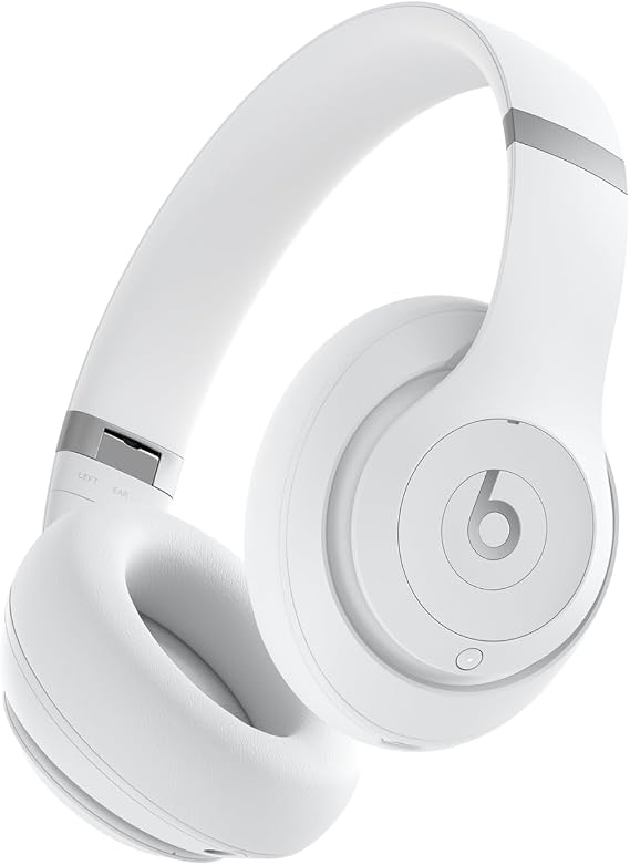 Beats Studio Pro Premium Wireless Over-Ear Headphones- Up to 40-Hour Battery Life, Active Noise Cancelling, Great for travel & commuting, USB-C Lossless Audio, Apple & Android Compatible - Matte White
