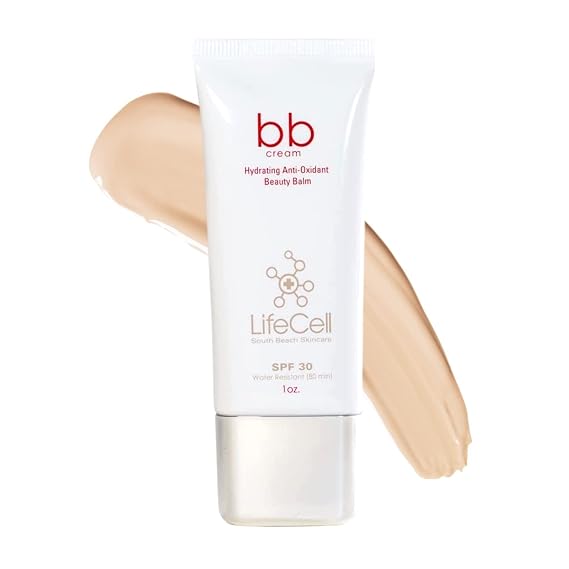 LifeCell SPF 30 Tinted Anti-Aging BB Cream Light Shade, 1oz, Hydrating | LifeCell SPF 30 Tinted Anti-Aging BB Cream Light Shade, 1oz, Hydrating