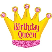 Betallic 85348P Birthday Queen, 36", Multicolored