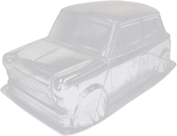 misppro 1/28 RC Car Body Shell Replacement for 98mm Wheelbase, Lightweight PC Material, Transparent Customizable Cover