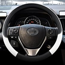 for Toyota Corolla Avensis Yaris Rav4 Hilux Auris 2013 2014 2015, PU Leather Car Styling Steering Wheel Cover Auto Accessories