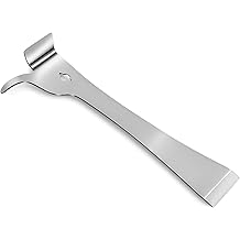 Beekeeping Stainless Steel Hive Scraper Tool J Hook Multi-Functional Hive Tool for Beekeepers(1 Pcs)