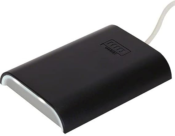 HID OMNIKEY 5427ck Gen 2 - Smart Card Reader - USB, Black, Light Gray