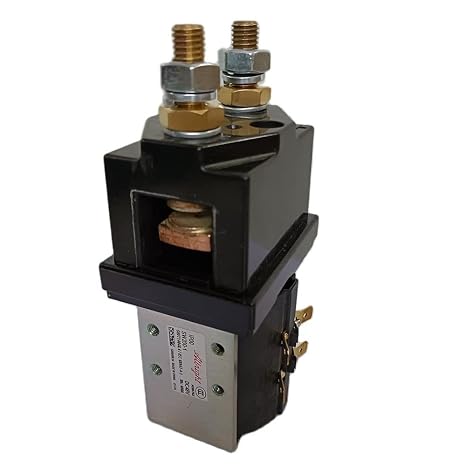 SW200 48V 400A DC Contactor SW200-1 48 Volt 400 Amp Hydraulic Pump Motor Solenoid Switch Relay for Electric Vehicle Material Handling Forklift Pallet Truck Golf Cart Robot Sweeper