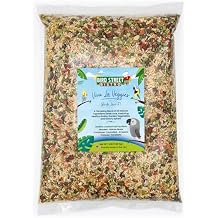 Bird Street Bistro Parrot Food - Parakeet & Cockatiel Food - Cooks in 3-15 min with Natural Grains, Legumes, Non-GMO Fruits, Vegetables & Health-Oriented Spices