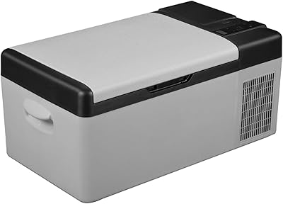 Car Refrigerator 16 Quart, Portable Refrigerator, Camping and Road Trip, Mini Refrigerator Ice Maker, 1224V DC And 100-240V AC, Suitable For Cars, Trucks, Camping
