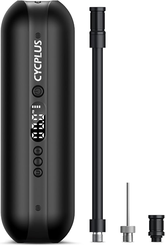 CYCPLUS Portable Electric Tire Inflator Bike Pump,150PSI Auto Off