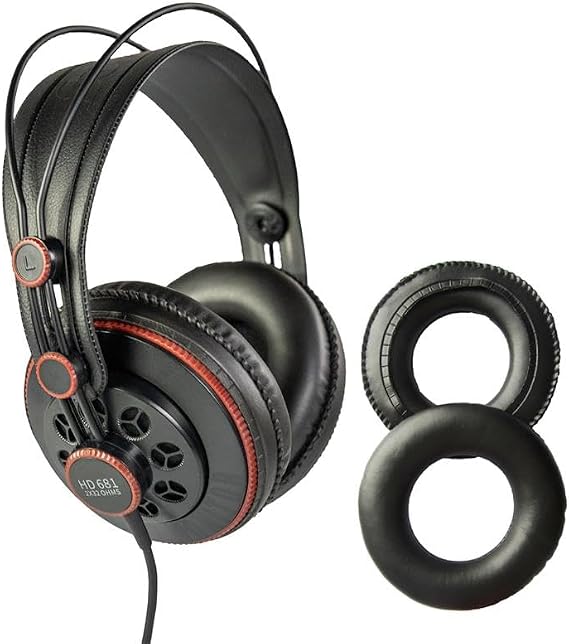 Superlux HD681 Semi-Open Headphone & Ear Pads Replacement Set