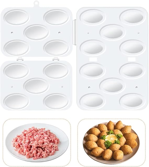 Meatball Mold 5 Grids 7.5cm Kibbeh Press Maker Kitchen Tool