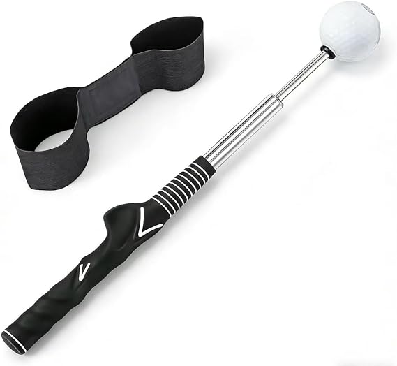 Golf Grip Trainer, Golf Practice Equipment, Alignment Stick