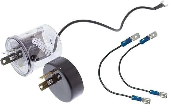 United Pacific 90649 LED Flasher w/Reverse Polarity Base & Extension Wires, 12-Volt, 20 Amp ONE Unit w/Base & Extension Wires