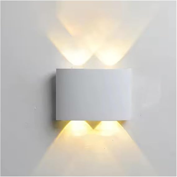Led Wall Lamp Outdoor Waterproof Up and Down Luminous Lighting Garden Decoration AC85-265V Wall Lights for Bedroom Living Room ,Porch