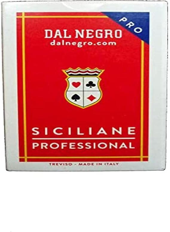 Dal 15010 Sicilian Italian Regional Cards, Plastic, Multicolor