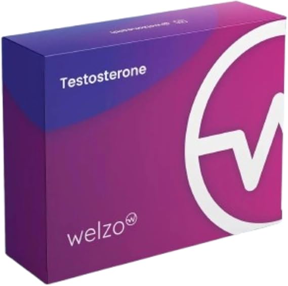 Welzo Testosterone Level Monitoring Kit for Men & Women – Easy Home Collection – Understand Energy, Muscle Strength, Mood & Vitality – Lab Analyzed, Fast Results, Secure & Discreet Service