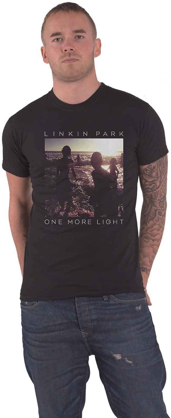 Linkin Park T Shirt One More Light Band Logo Official Unisex Black
