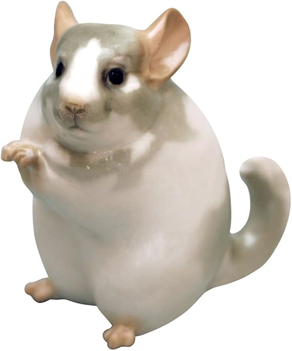 Chinchilla Standing Lomonosov Porcelain Collectible Figurine