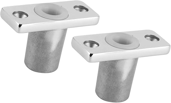 Mount Marine Grade Paddle Base Stainless Steel 316 T Bracket for Freshwater Boat Securing Marine Grade Embedded Oarlock Mounting Bracket