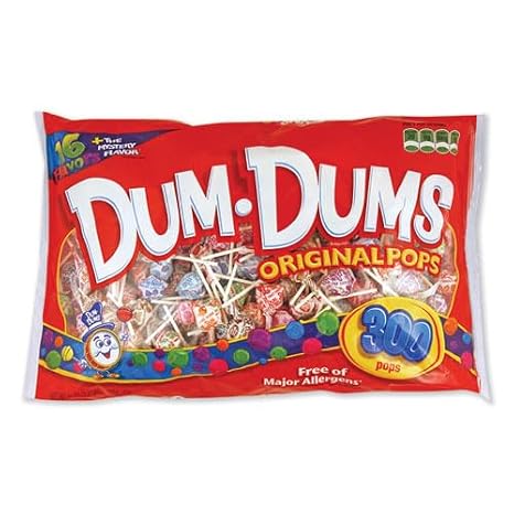 SPA60 - Assorted - Spangler Dum-Dum-Pops - Pack of 300