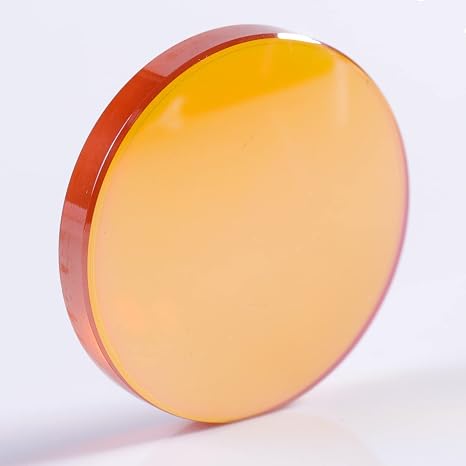 20mm CO2 Laser Lens, PVD ZnSe Focus Lens 101.6mm / 4" Focal, For CO2 Laser Engraving & Cutting, 40W-150W, Orange