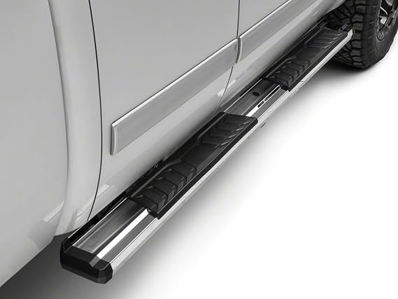 Barricade S6 Running Boards; Stainless Steel Compatible with 07-13 Silverado 1500 Crew Cab