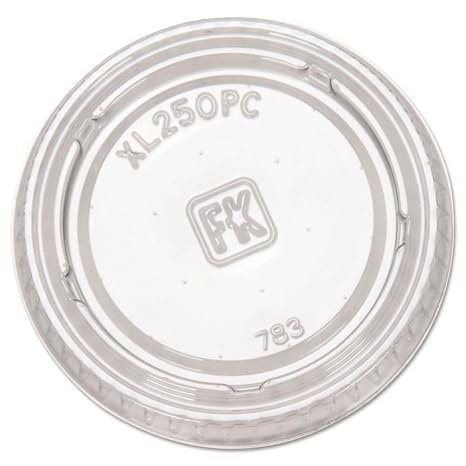 Fabri-Kal Portion Cup Lids FAB XL250PC, 2500 per Case