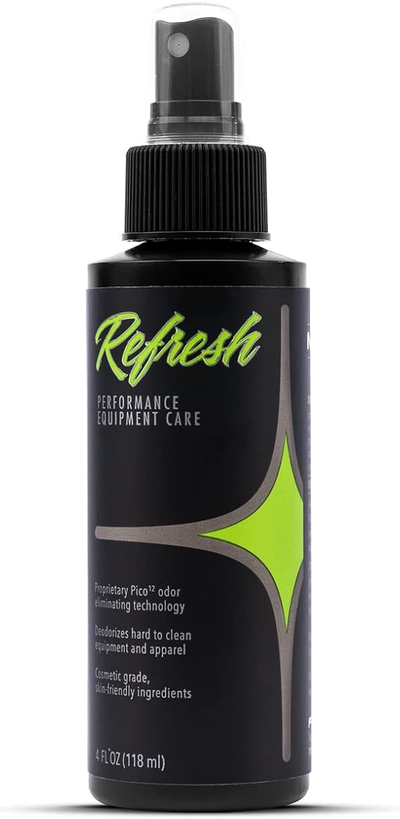 Molecule Refresh Spray | Performance Apparel Care | Cleans and Deodorizes Racing Suites & Technical Fabrics | Signature Fresh Scent | 4 Ounces