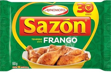 Seasoning Sazon for Sauce, Meat, Poultry, Fish, Seafood, Stews, Rice, Beans, and Other Dishes 2.11 oz by Brazilian Corner | Tempero Sazon para Carnes