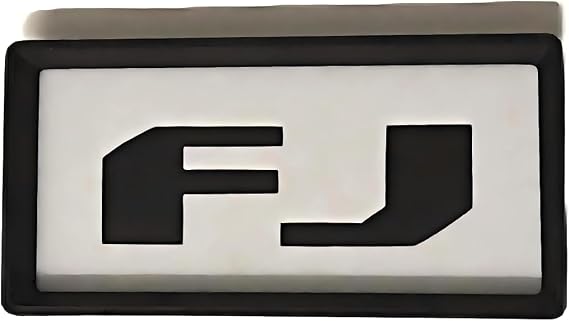 Suitable for FJ Cruiser central control storage box letter logo car interior personalized decoration car modification (Black)