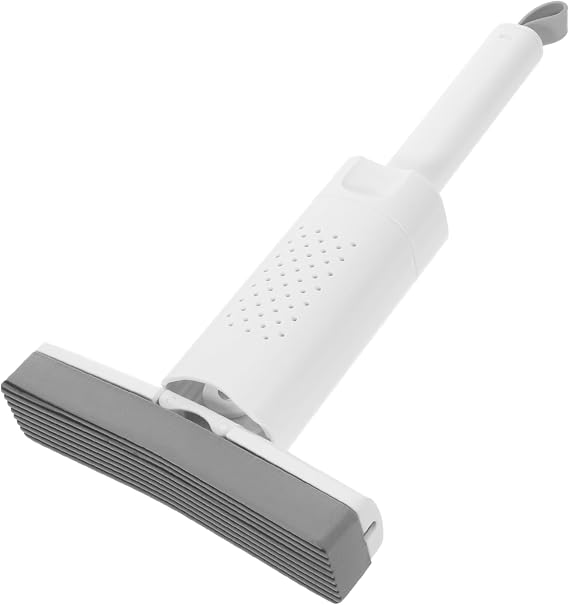 Happyyami Portable Mop with Self Squeeze Sponge for Effortless Desktop Cleaning Multi Functional Handheld Tool for Kitchen Bathroom and Floor Surfaces
