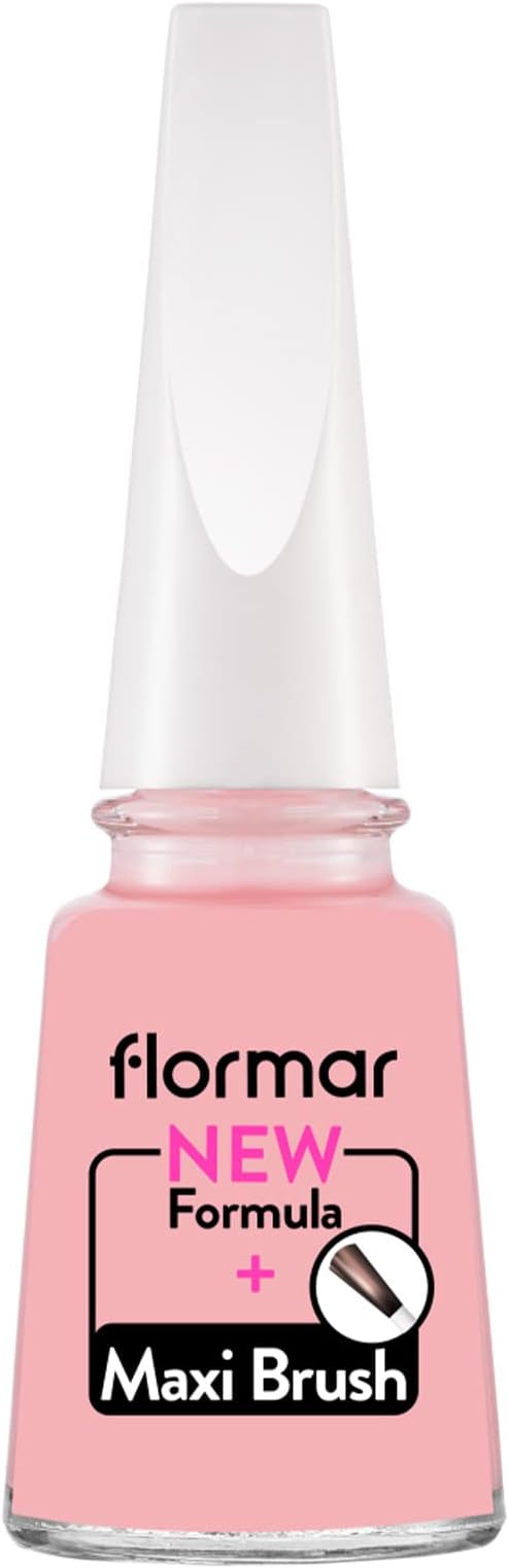 Flormar Klasik Parlak Bitişli Yüksek Pigmentli Oje-nail Enamel- 077 Lıght Pınk New- 8682536035743