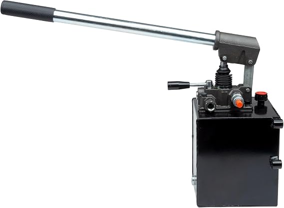 Chief Hydraulic Hand Pump Double-Acting Manual Pump, 3625 PSI 1.3 Gallon Capacity, 3/8 NPT, 1.51 CID Portable Hydraulic Power for Equipment Maintenance, System Testing, Emergencies