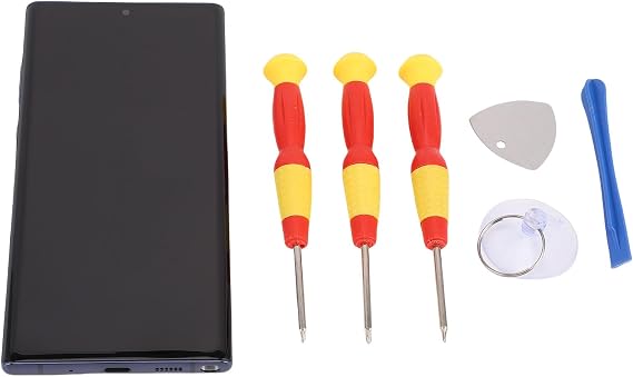 Organic LED Screen Digitizer Assembly with Repair Tools, Suitable for Note 10 Plus, for Mobile Screen Replacement and Accessories