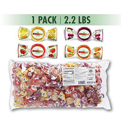 Fida Jumbo Bonelle Italian Jelly Candy Wrapped, 2lb