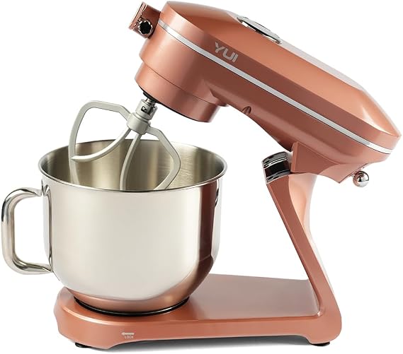 Yui Easy Chef M129 1800w Güçlü Döküm Metal Stand Mikser Rose