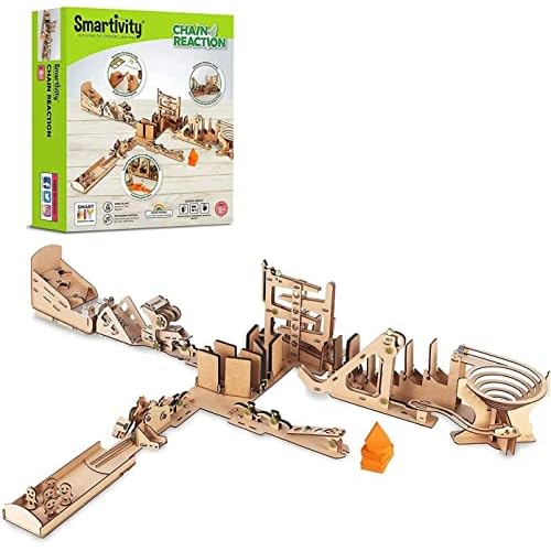 Smartivity Chain Reaction Engineering, STEM Learning Toy Construction Kit for Kids Ages 8 and Up