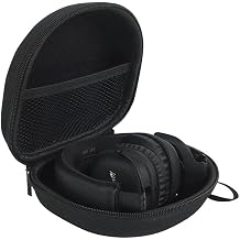 Hard Headphones Case Compatible with Marshall Major V/IV/III/II/ 5/4/ 3/2 On-Ear Wireless Bluetooth Headphones (Black case)