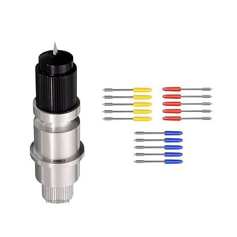 1pcs HQ Blade Holder + 15pcs Blades 5x30+5x45 +5x60 for Graphtec CB09 Cutting Cutter Plotter