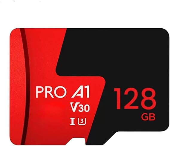 128GB Storage Card UHS Flash Memory Card 100MB/s eXFAT Storage Card for Full HD 4K Video Recording GoPro, Dash Cam, Action Camera, C10, A1, V30